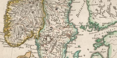 Mapa de la antigua Finlandia