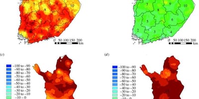 Mapa de Finlandia climático