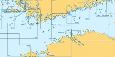 Mapa del golfo de Finlandia